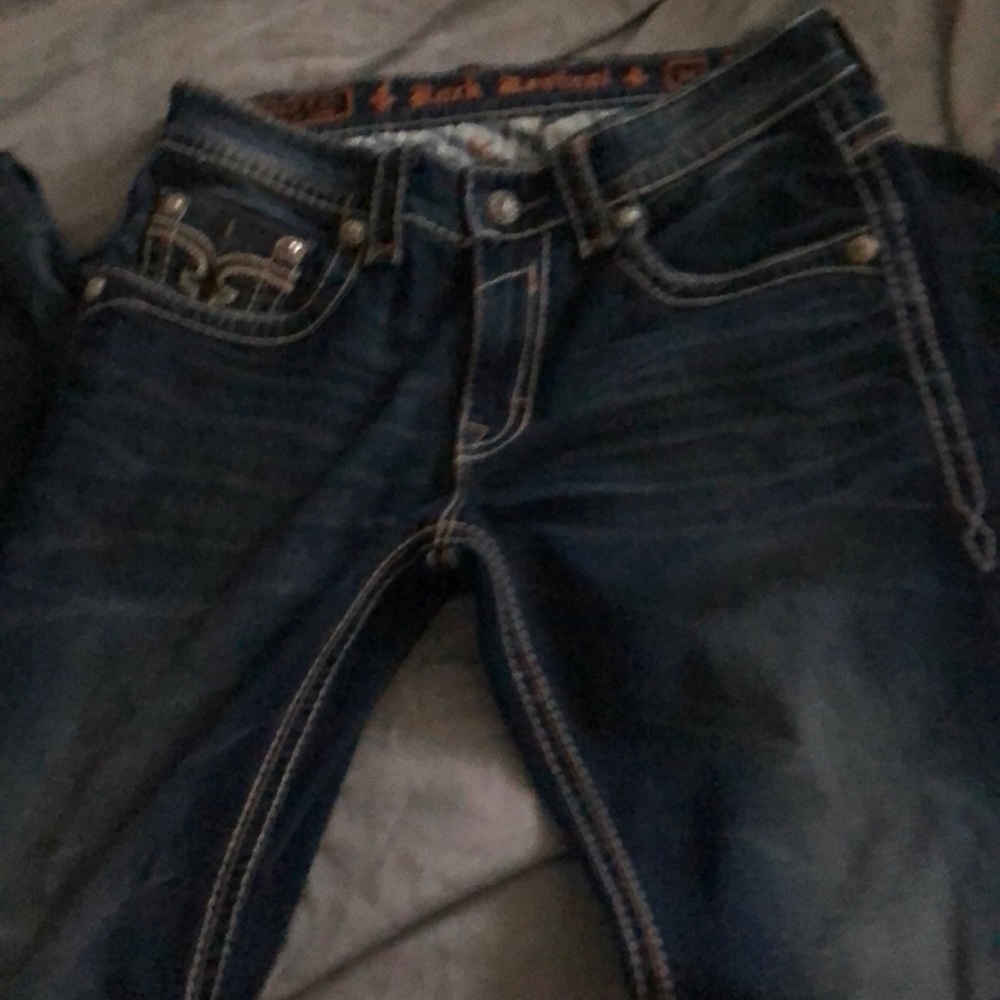Rock revival men’s jeans